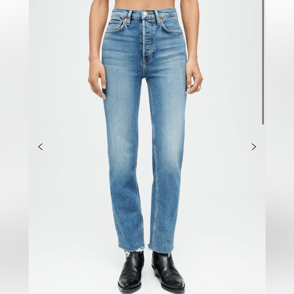 Re/Done 70s Stove Pipe Comfort Stretch Jeans